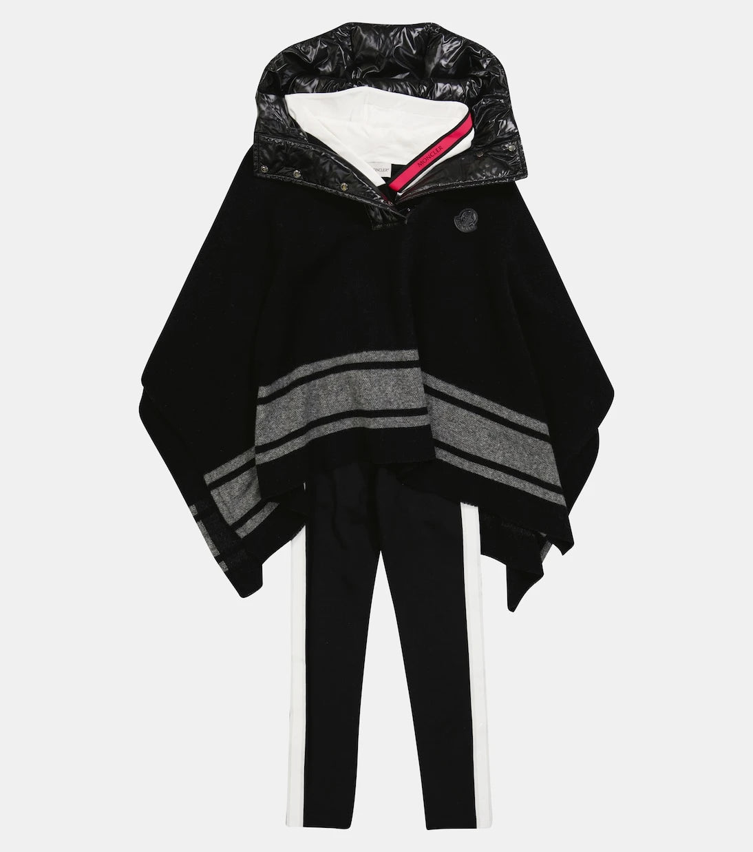 Moncler Enfant - Wool-blend poncho