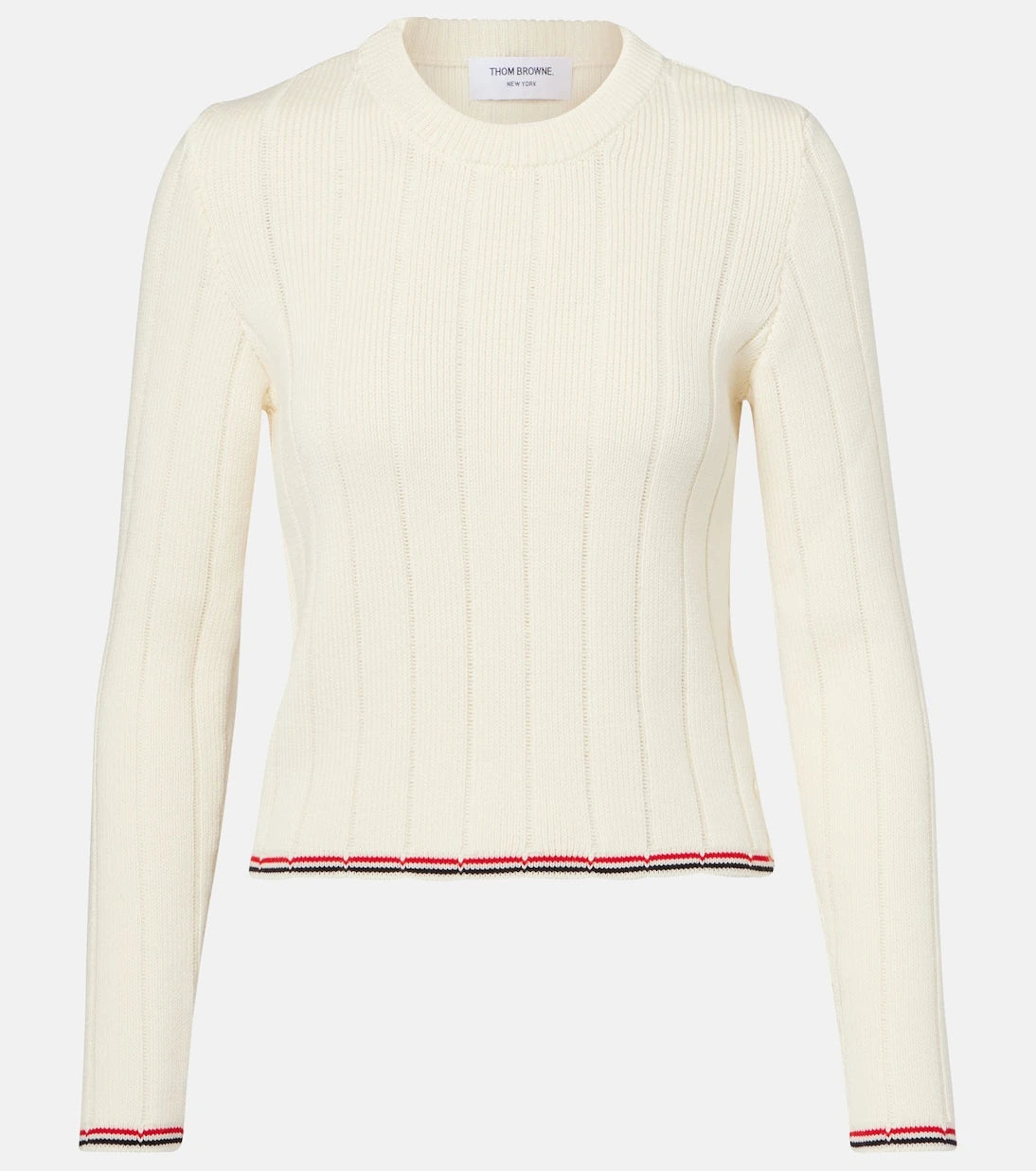 Thom Browne - Cable-knit virgin wool sweater