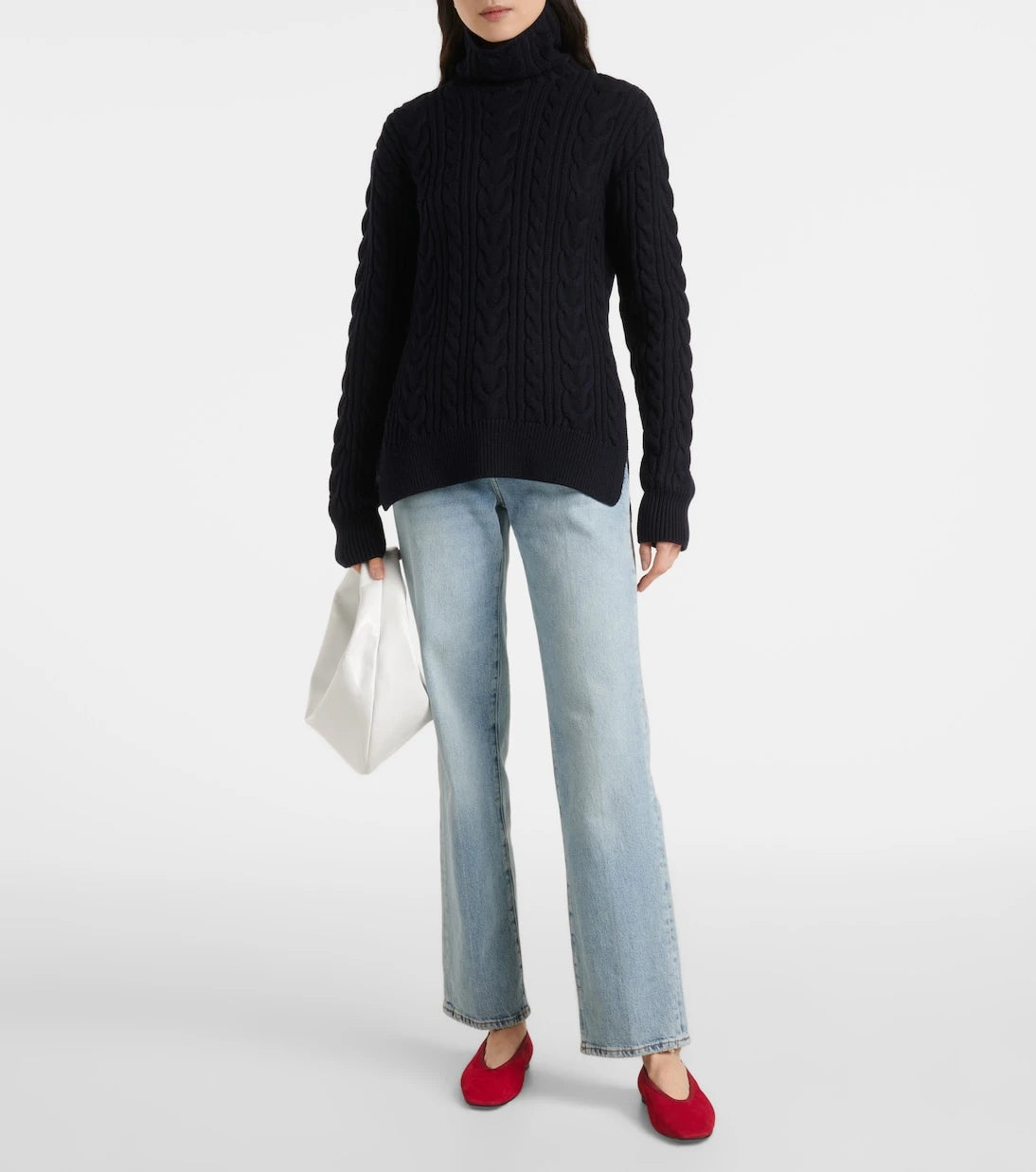 7 For All Mankind - Calle low-rise straight jeans
