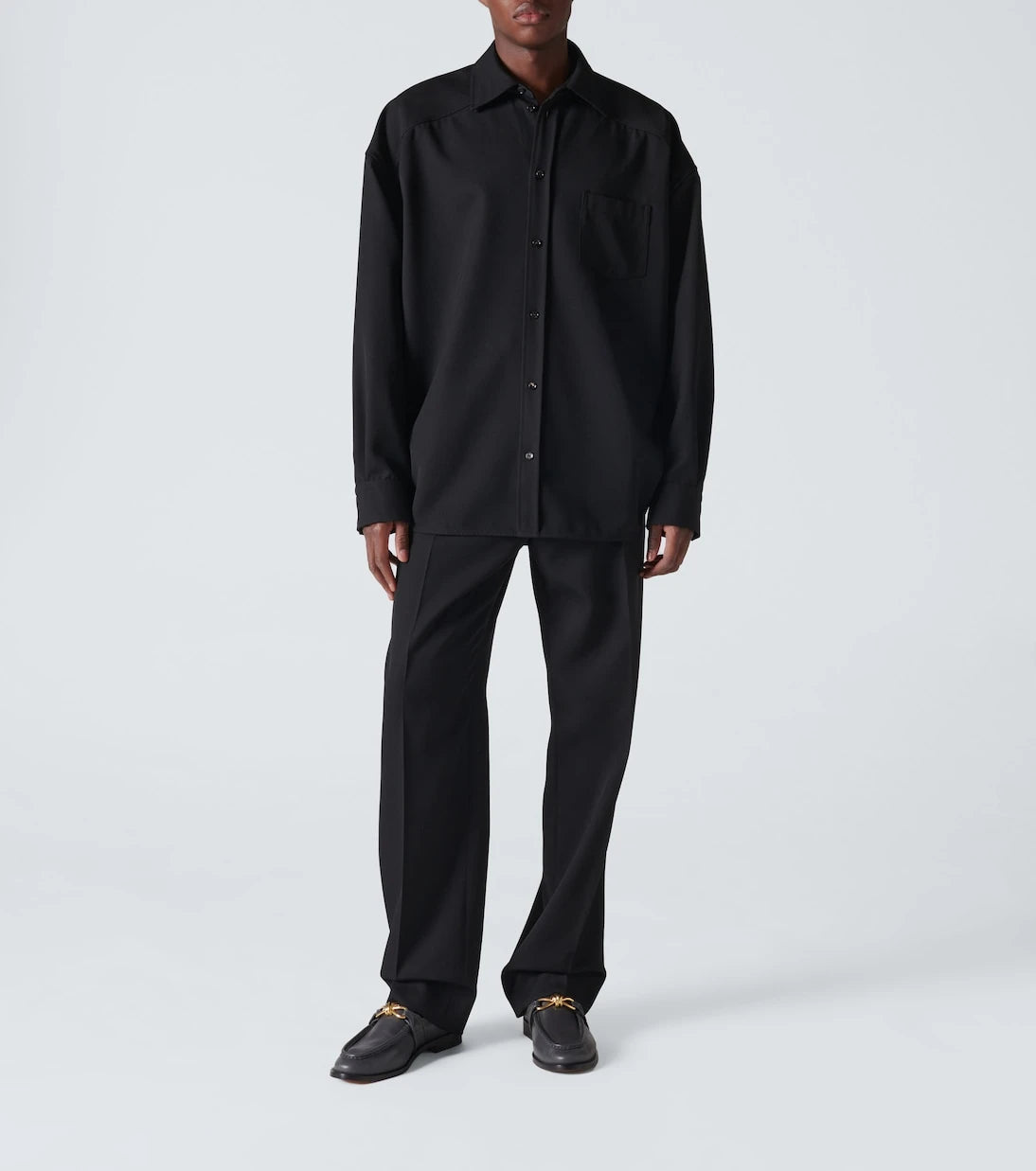 Bottega Veneta - حذاء لوفرز أستير نوت الجلدي