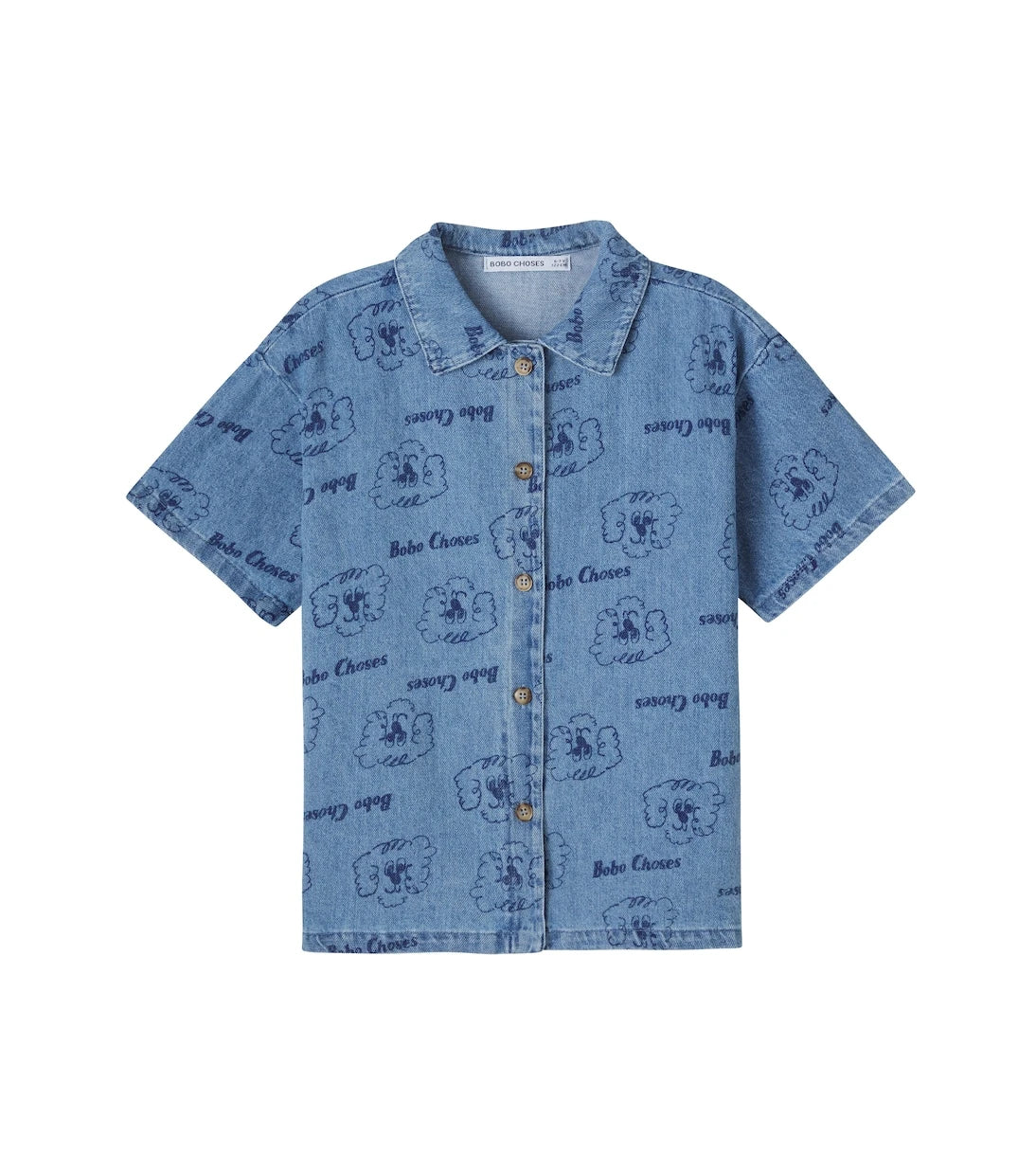 Bobo Choses - Pickle The Dog denim shirt