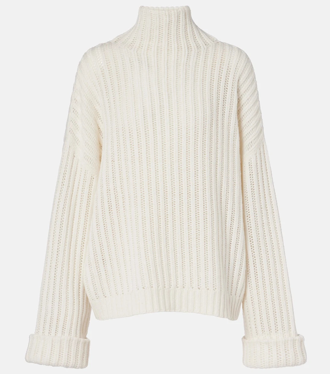 Brunello Cucinelli - Ribbed-knit cashmere turtleneck sweater
