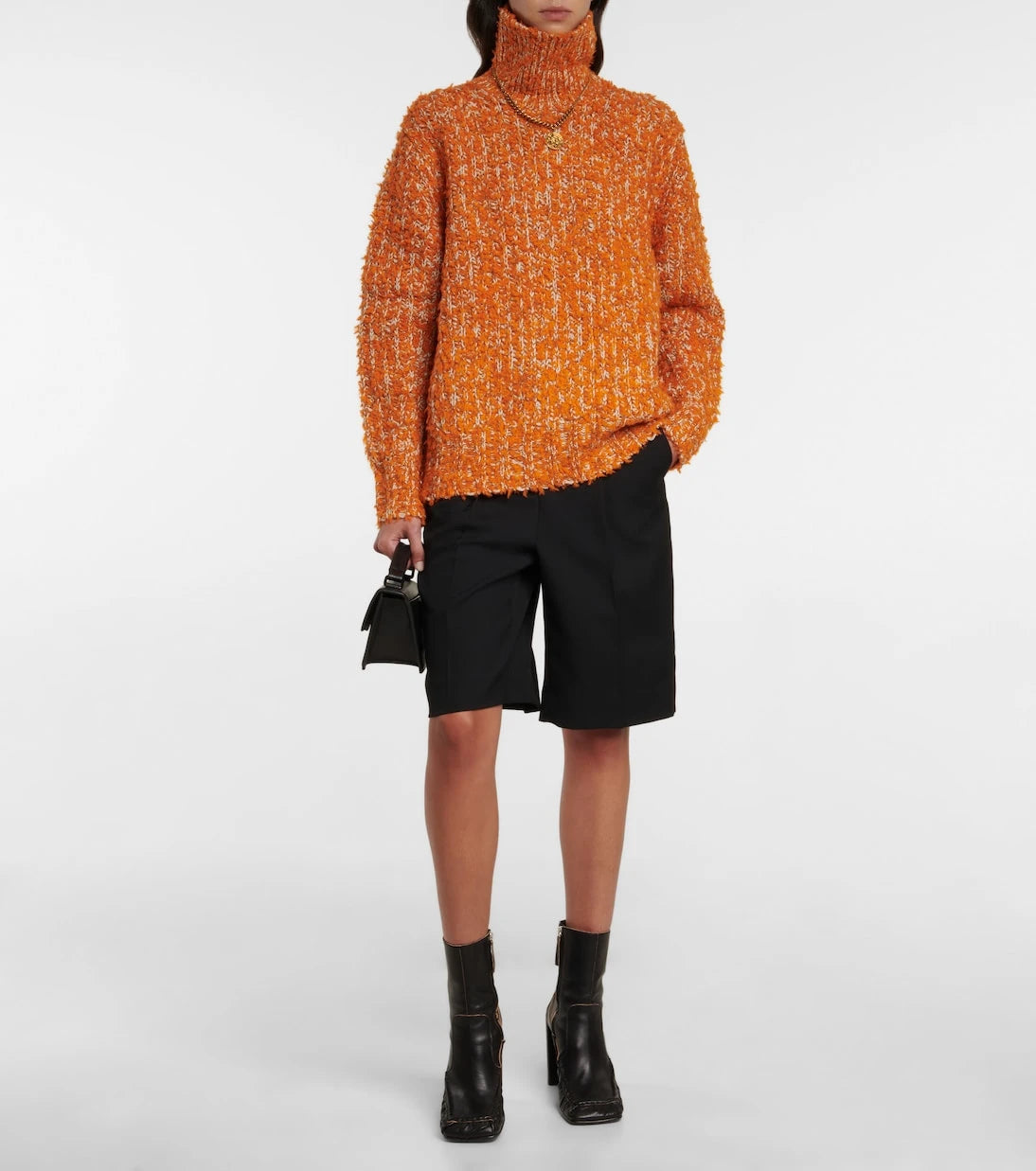 Acne Studios - سترة بياقة عالية من مزيج الصوف