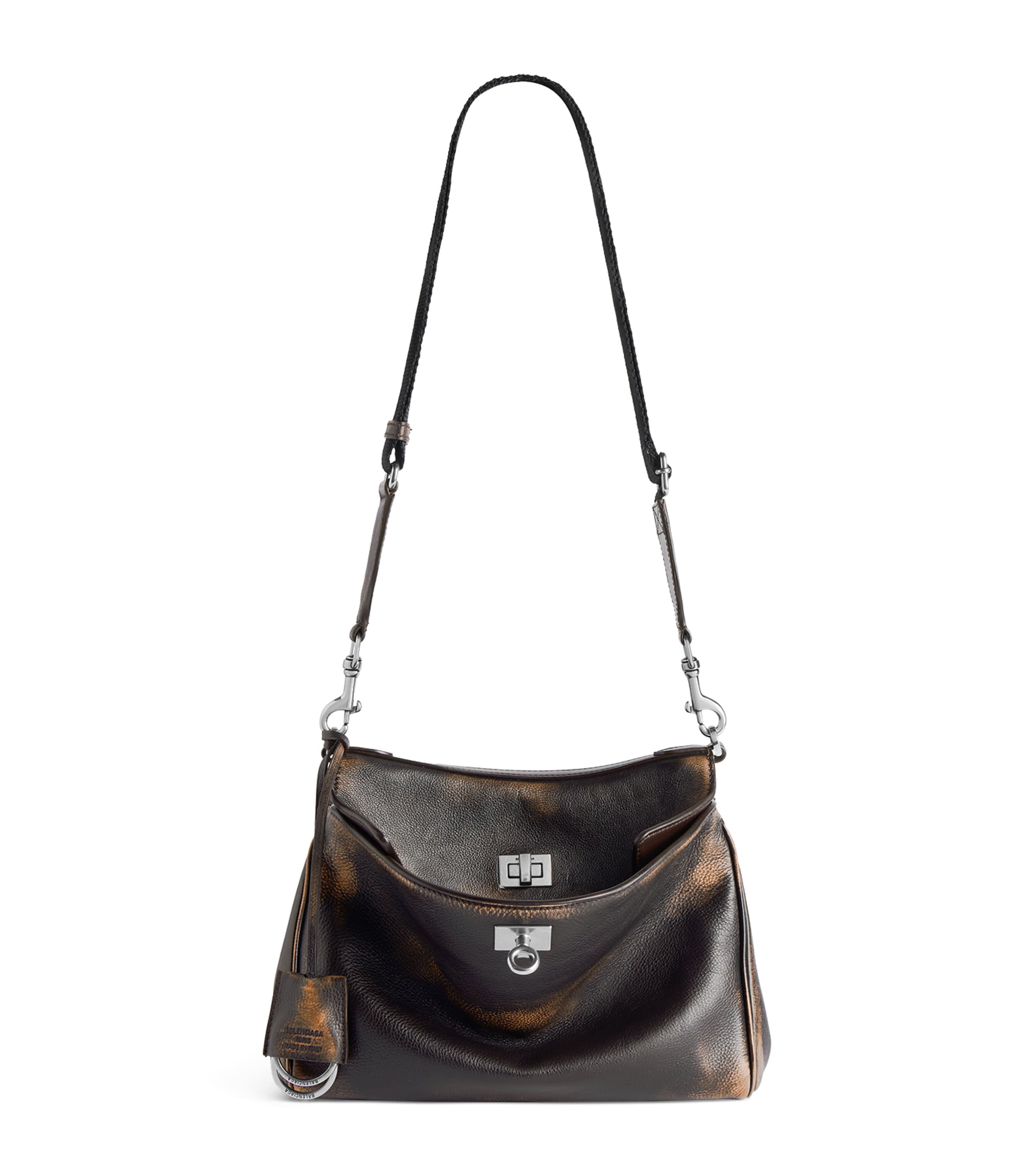 Balenciaga Beige Small Calfskin Rodeo Shoulder Bag