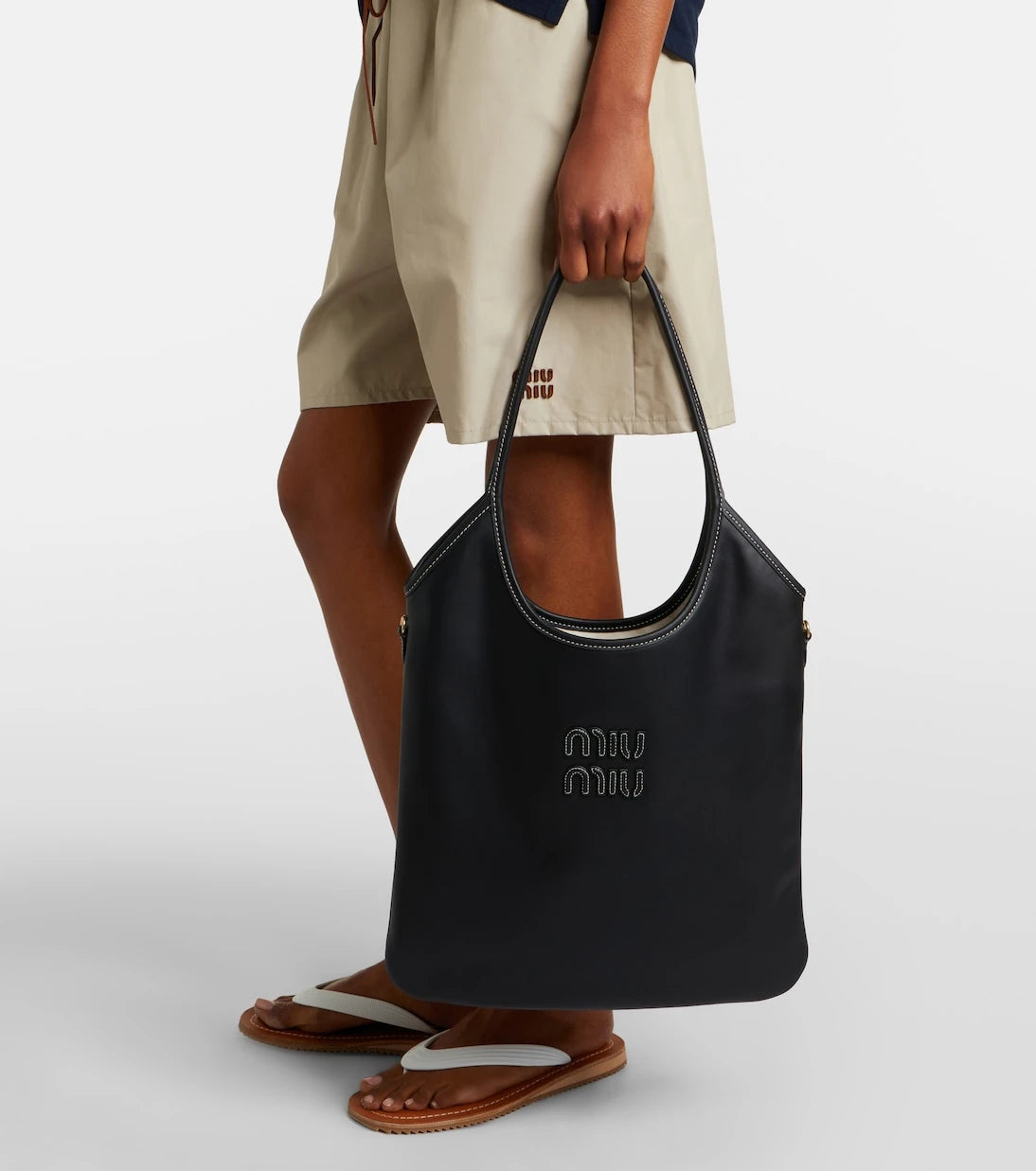 Miu Miu - Ivy Medium leather shopper
