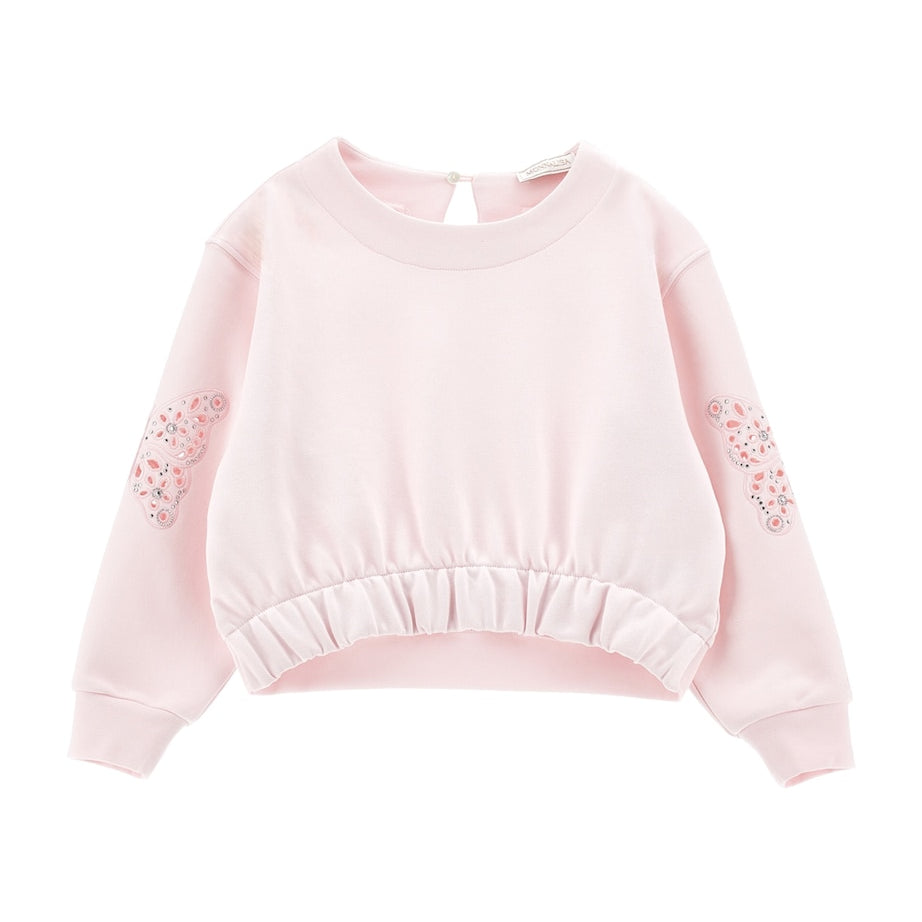 Embroidered Butterfly Sweatshirt (4-12 Years)