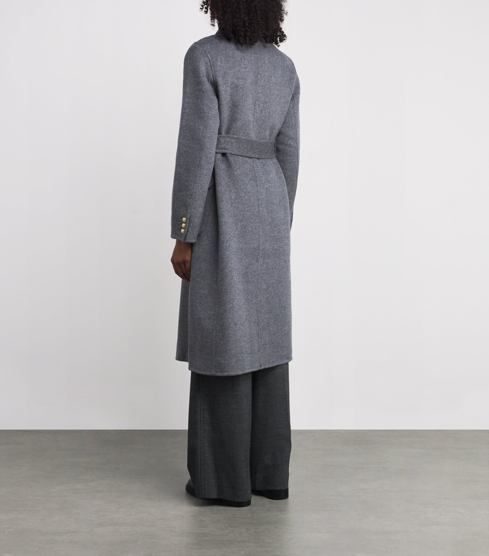 Wool-Blend Double-Faced Coat