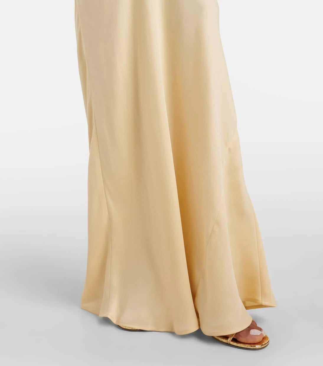 Rotate - Halterneck satin gown