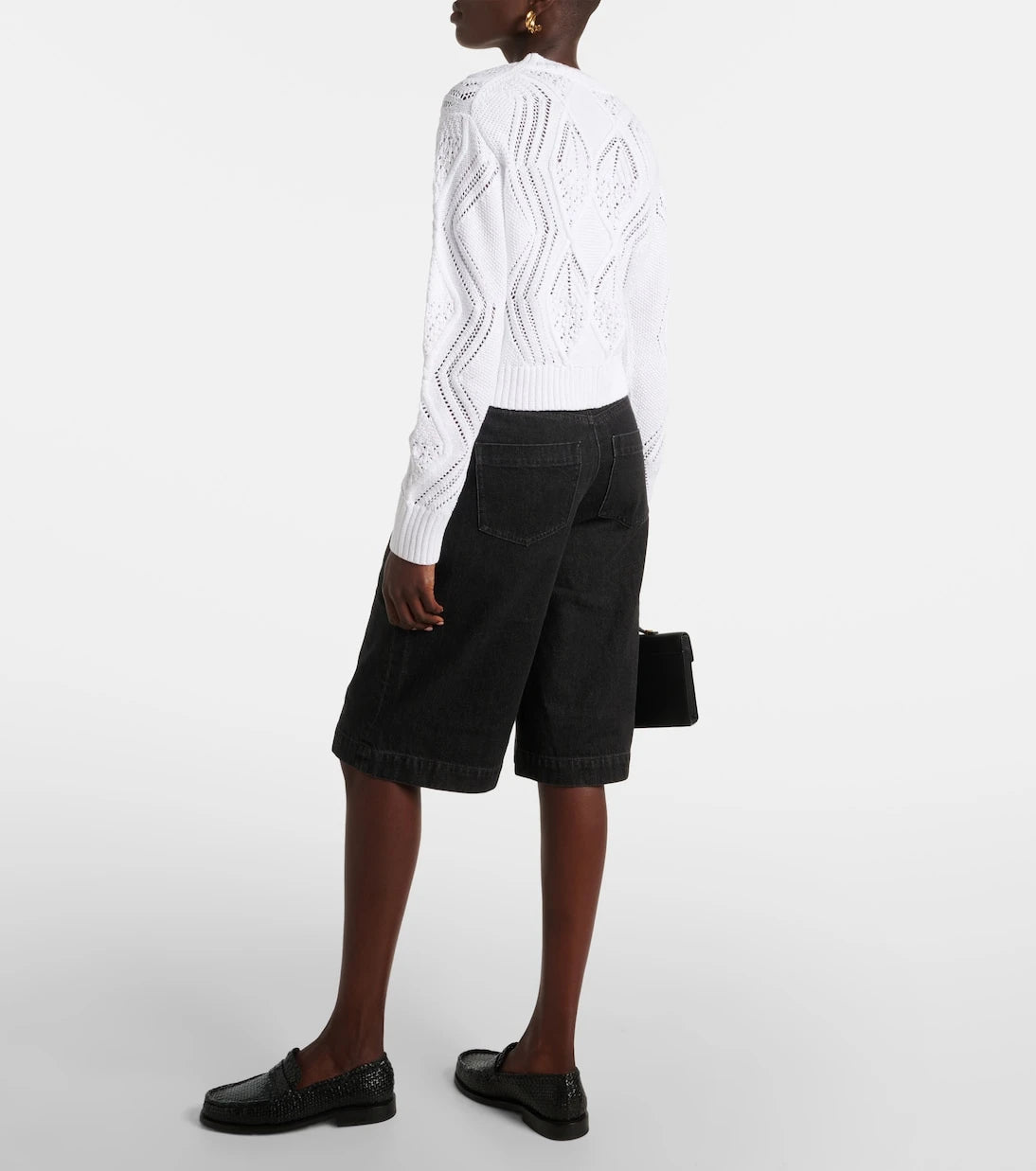 Vince - Cropped cotton cardigan