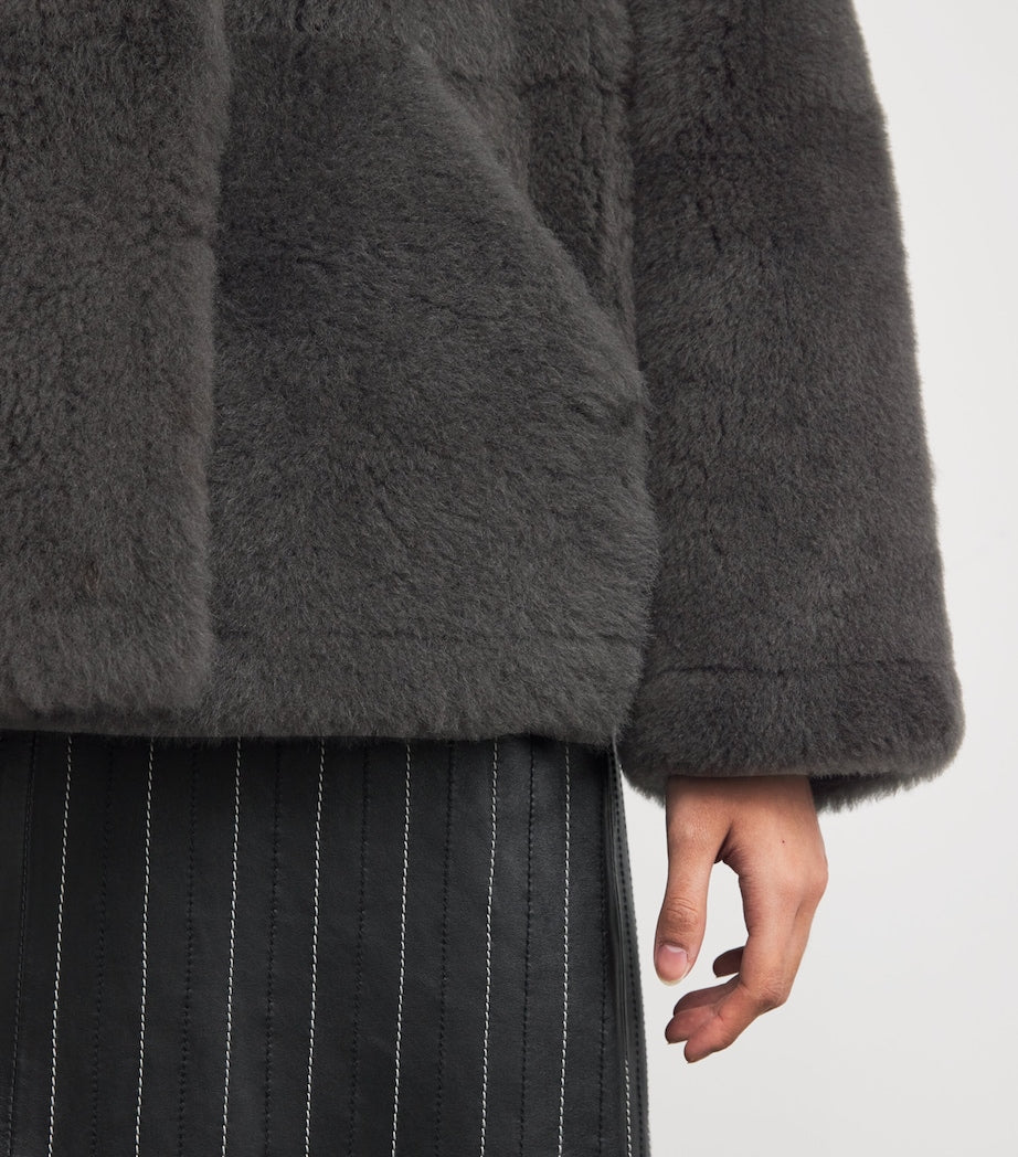 Green Shearling Jacket