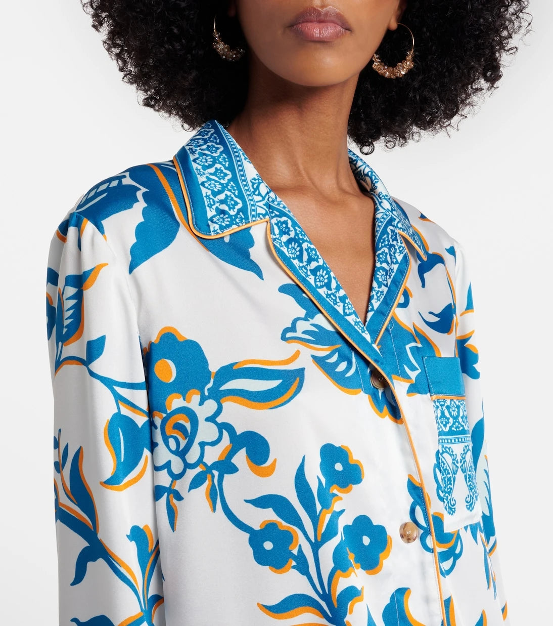 Etro - Printed crêpe-de-chine blouse