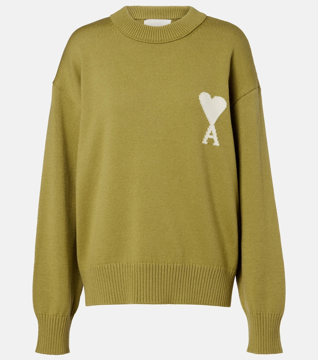 Ami Paris - Ami De Cœur wool and cotton sweater