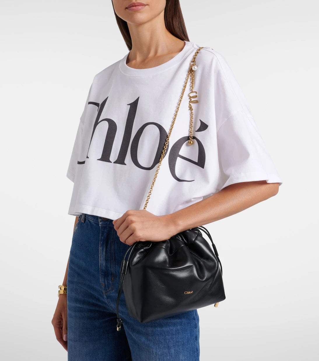 Chloé - Chloé Icons Small leather shoulder bag