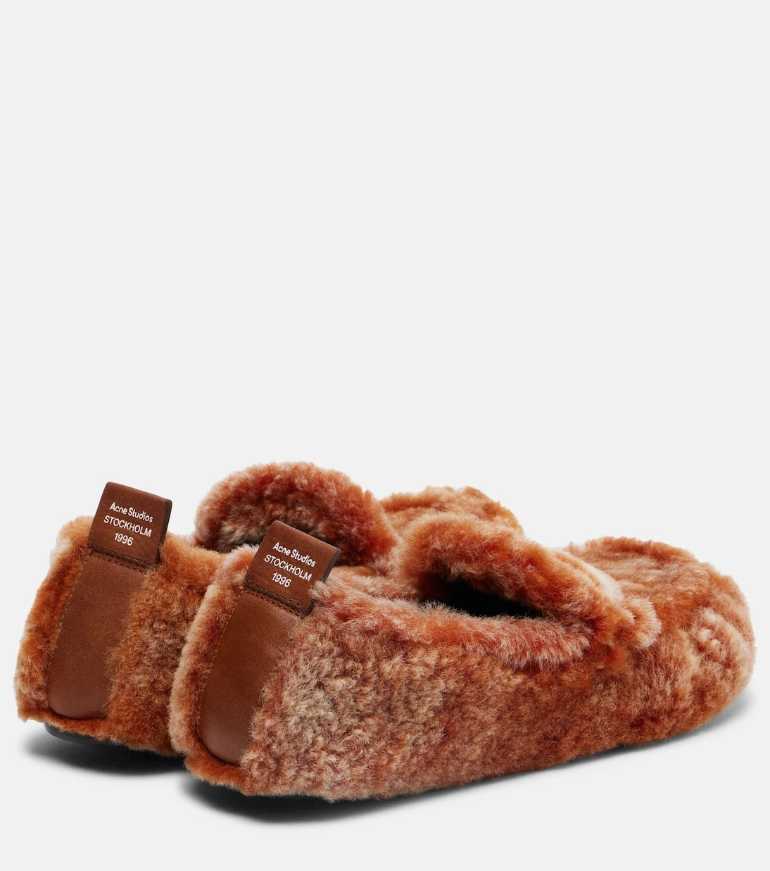 Acne Studios - حذاء بوجان لوفرز من جلد الغنم