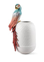 Lladró Porcelain Macaw Vase (56cm)