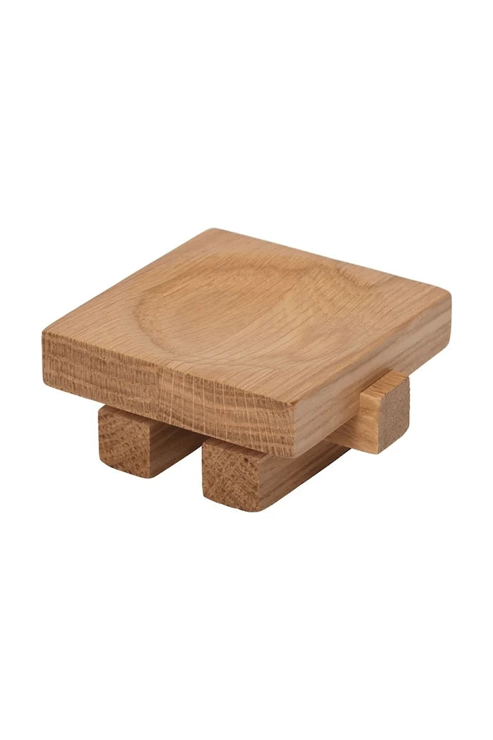 Ferm Living Meşe ağacından dekoratif tepsi 3,5 x 7 x 8 cm