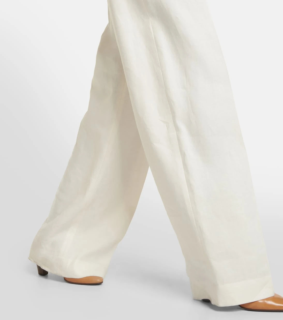 The Row - Antone high-rise linen wide-leg pants