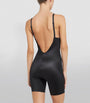 SPANXshape Suit Your Fancy Plunge Mid-Thigh Bodysuit - Medium Control