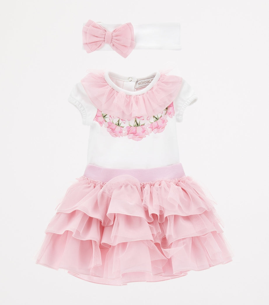 Cotton Bodysuit and Skirt Set (1-9 Months)