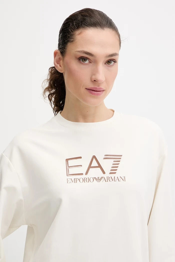 EA7 Emporio Armani pamuk ve elastan kadın eşofman takımı