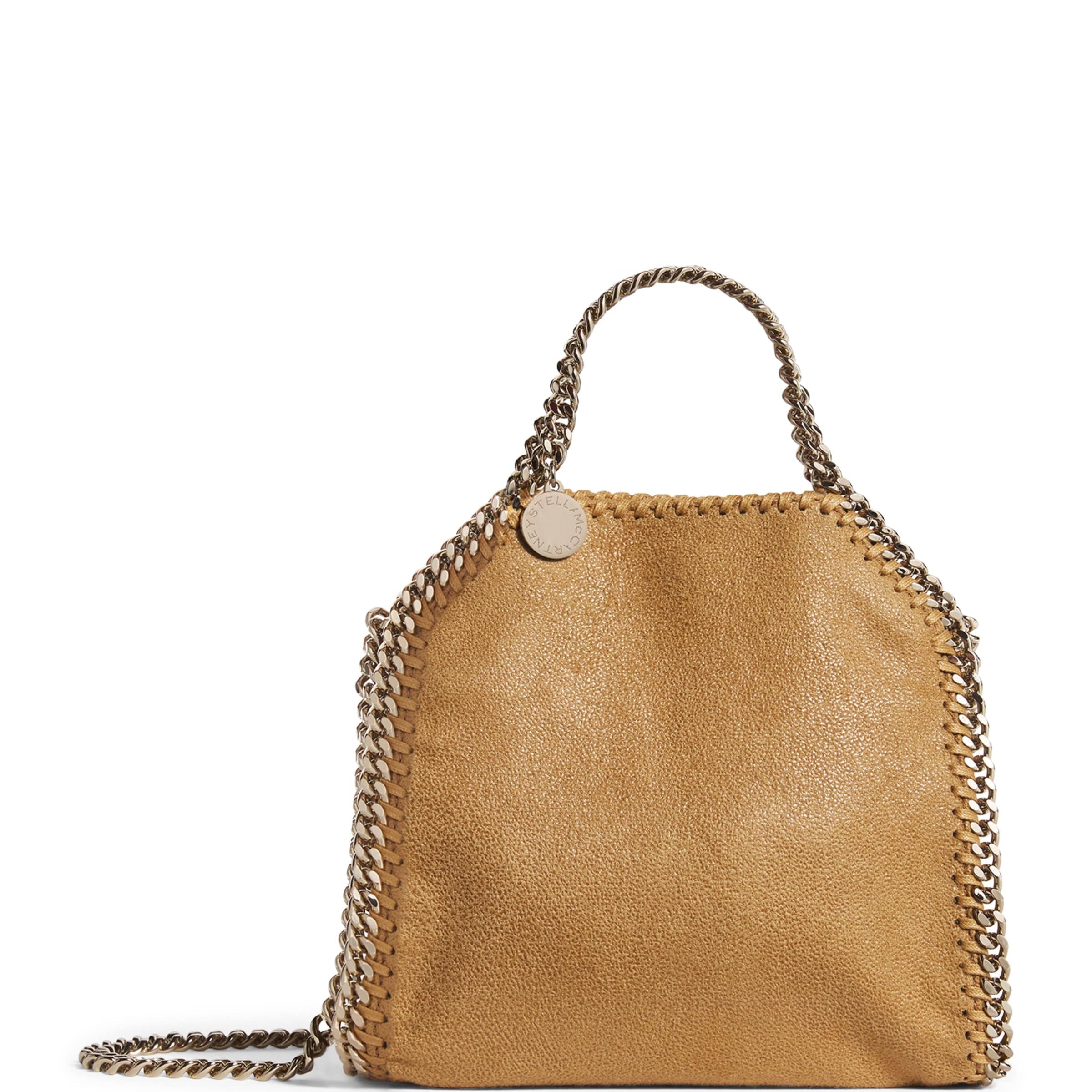 Orange Mini Falabella Shaggy Deer Tote Bag