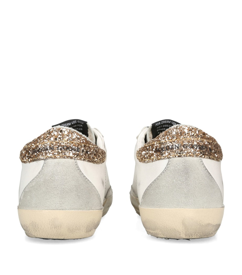 Golden Goose White Leather Superstar Sneakers