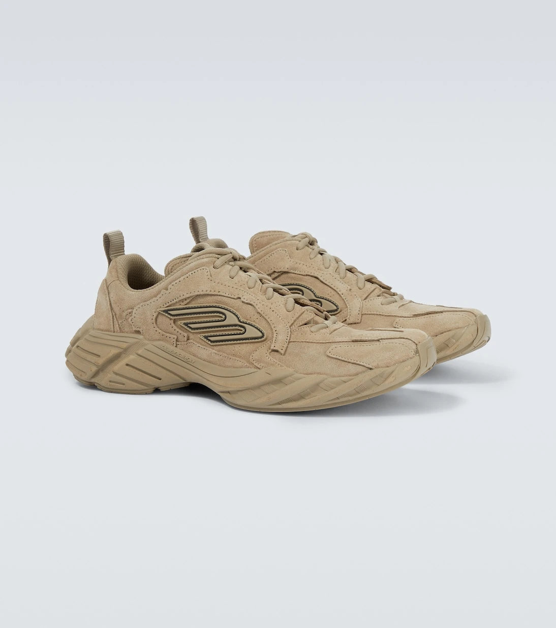 Balenciaga - Monday suede sneakers