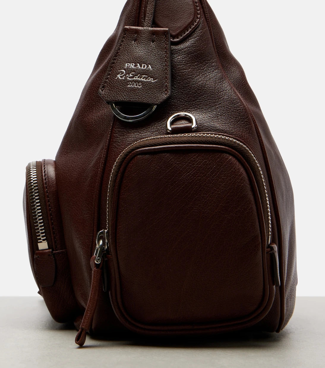 Prada - Medium leather shoulder bag
