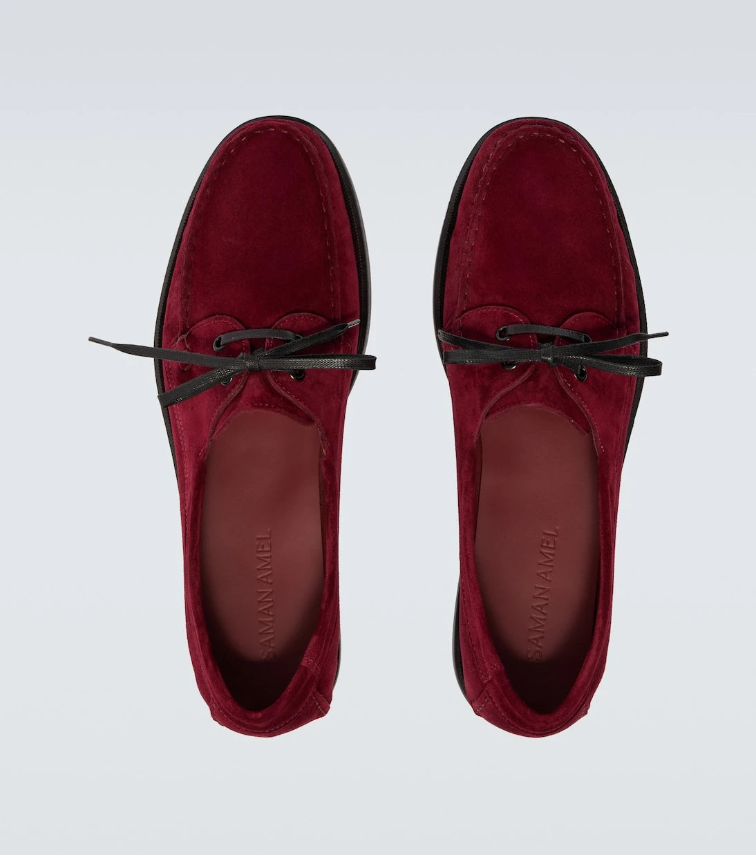 Saman Amel - City Moc suede boat shoes