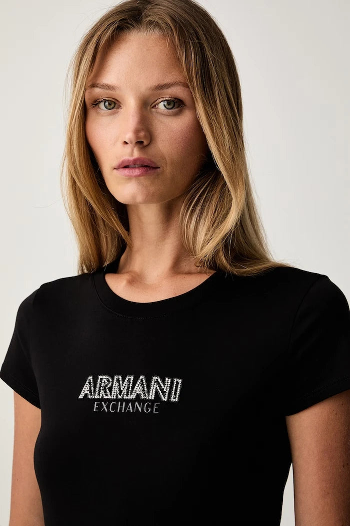 Armani Exchange kadın pamuklu tişört