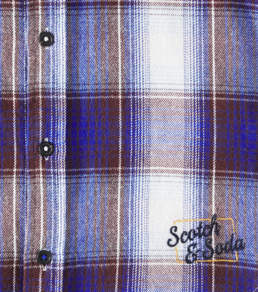 Scotch & Soda Kids - Checked cotton flannel shirt