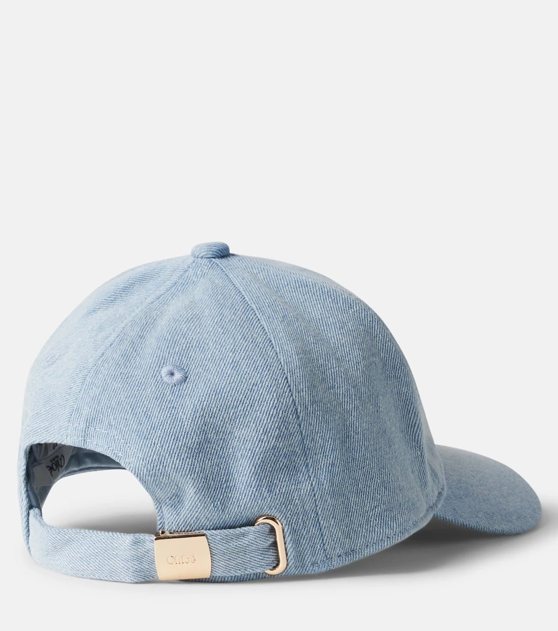 Chloé Kids - Logo denim baseball cap