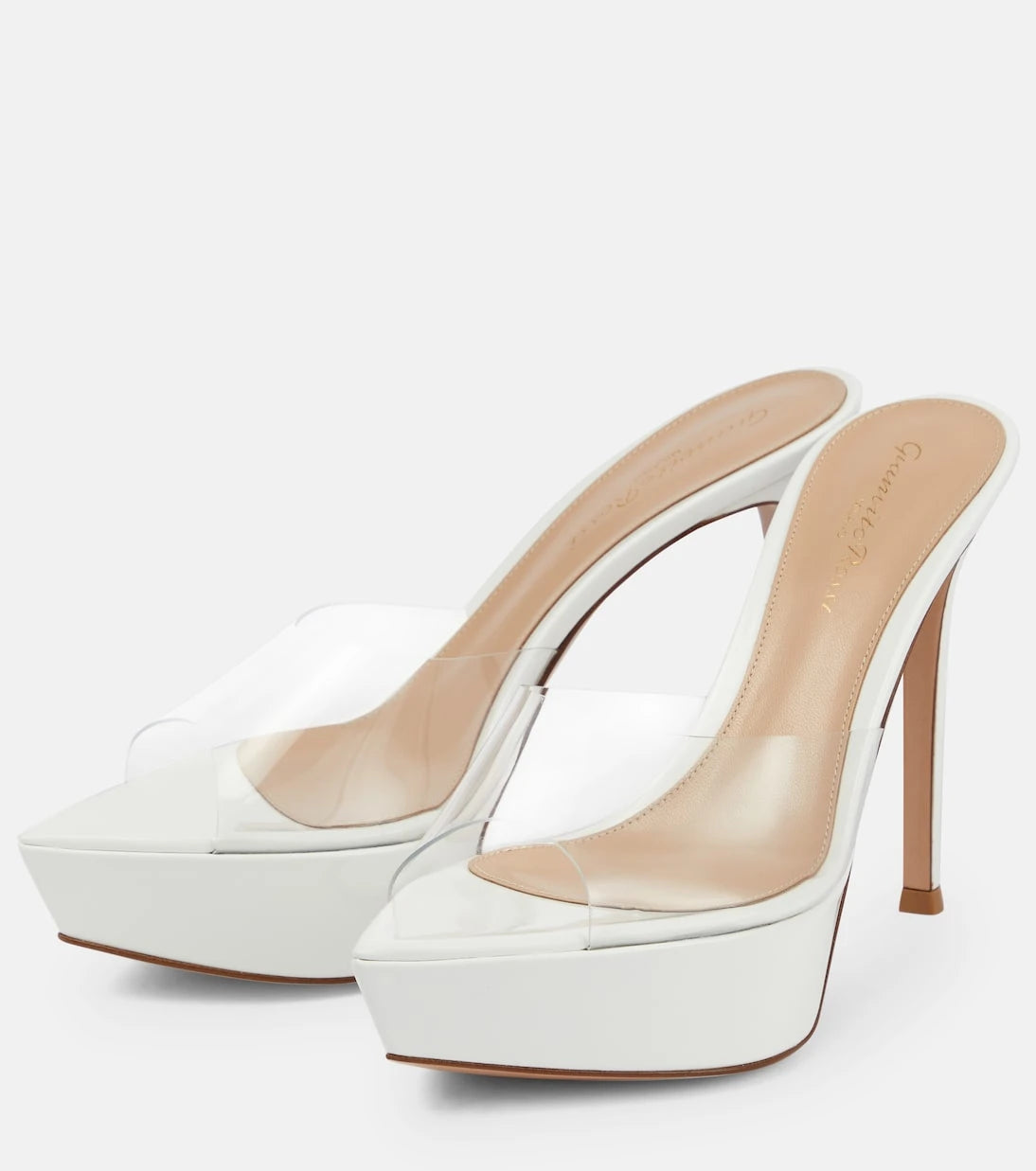 Gianvito Rossi - Betty PVC and leather sandals