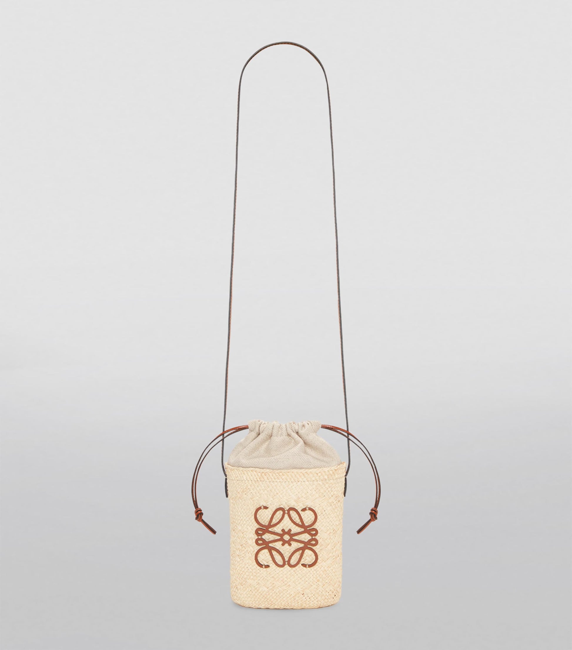 LOEWE Beige x Paula’s Ibiza Straw Bucket Bag