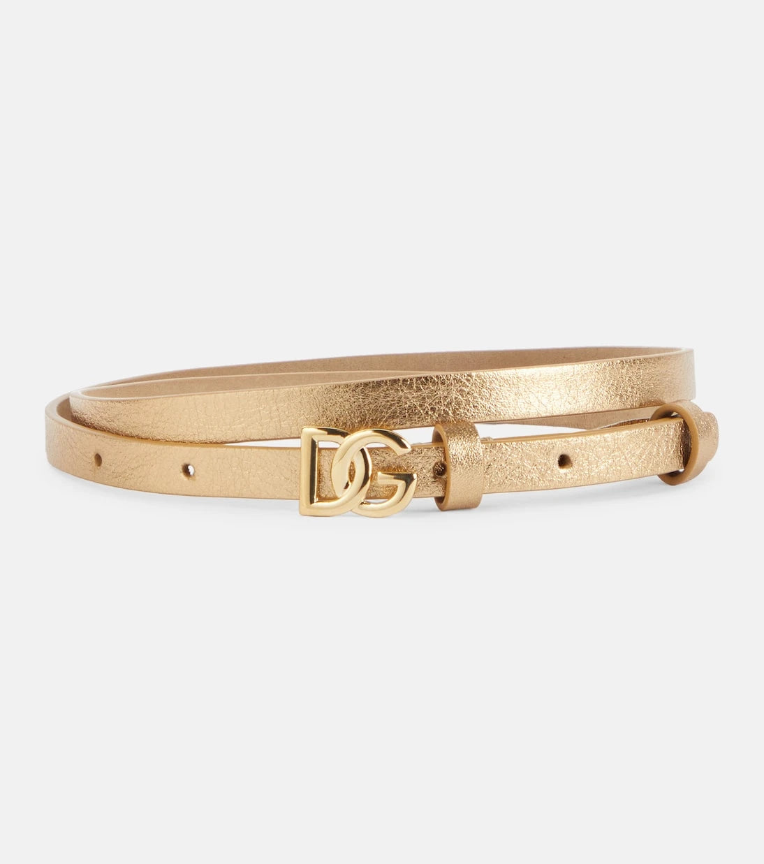 Dolce&Gabbana - DG leather belt