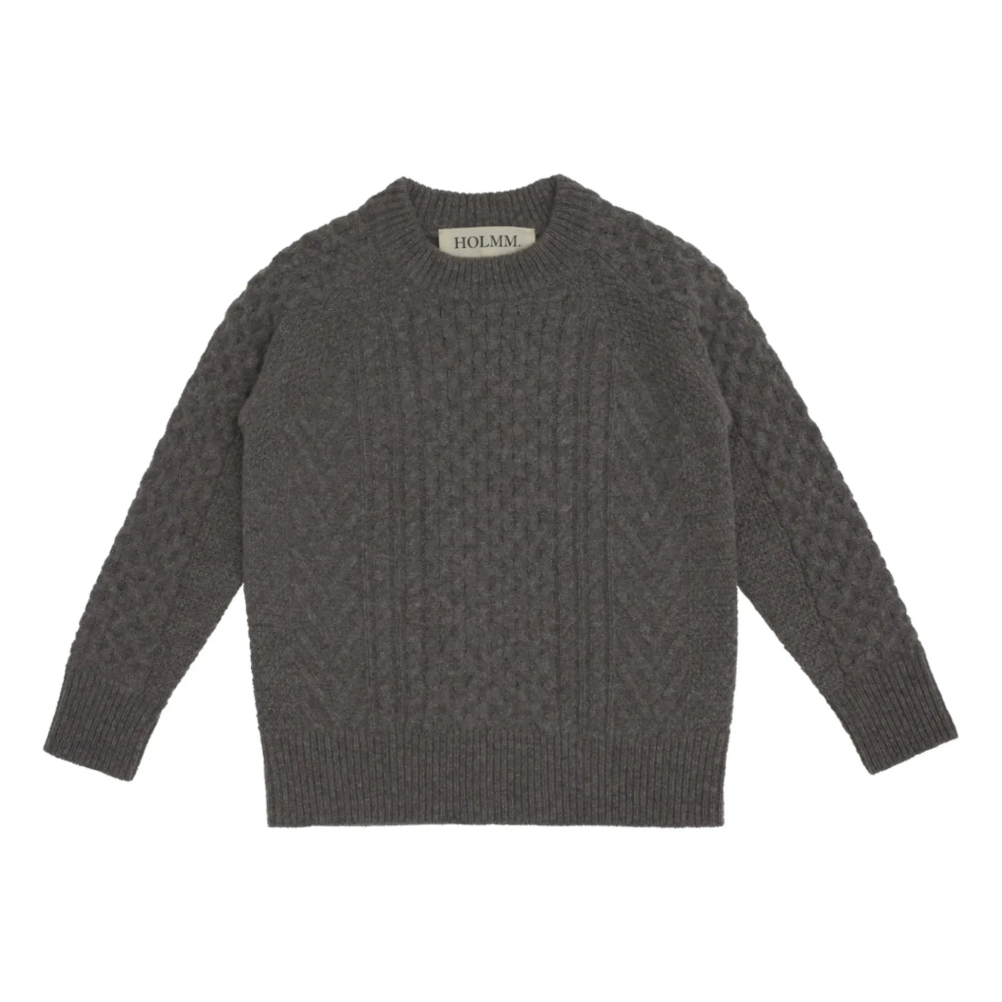 Holmm - Elsem Merino Cashmere Sweater | Charcoal grey