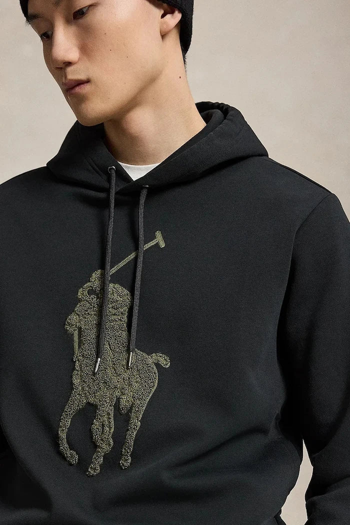 Polo Ralph Lauren kapüşonlu erkek pamuklu sweatshirt