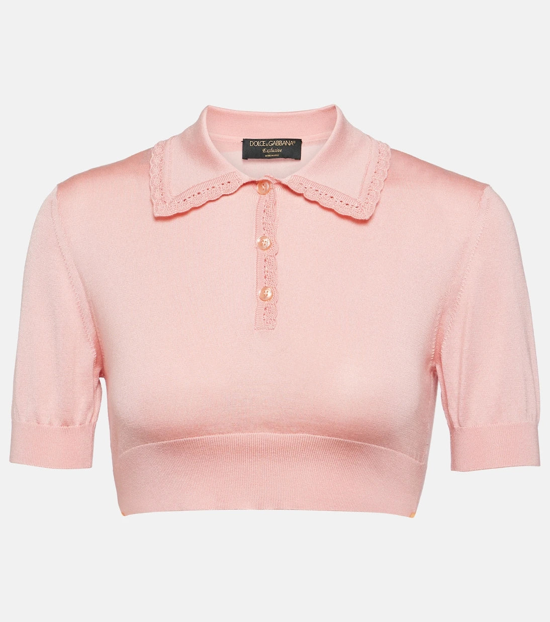 Dolce&Gabbana - Capri silk crop top