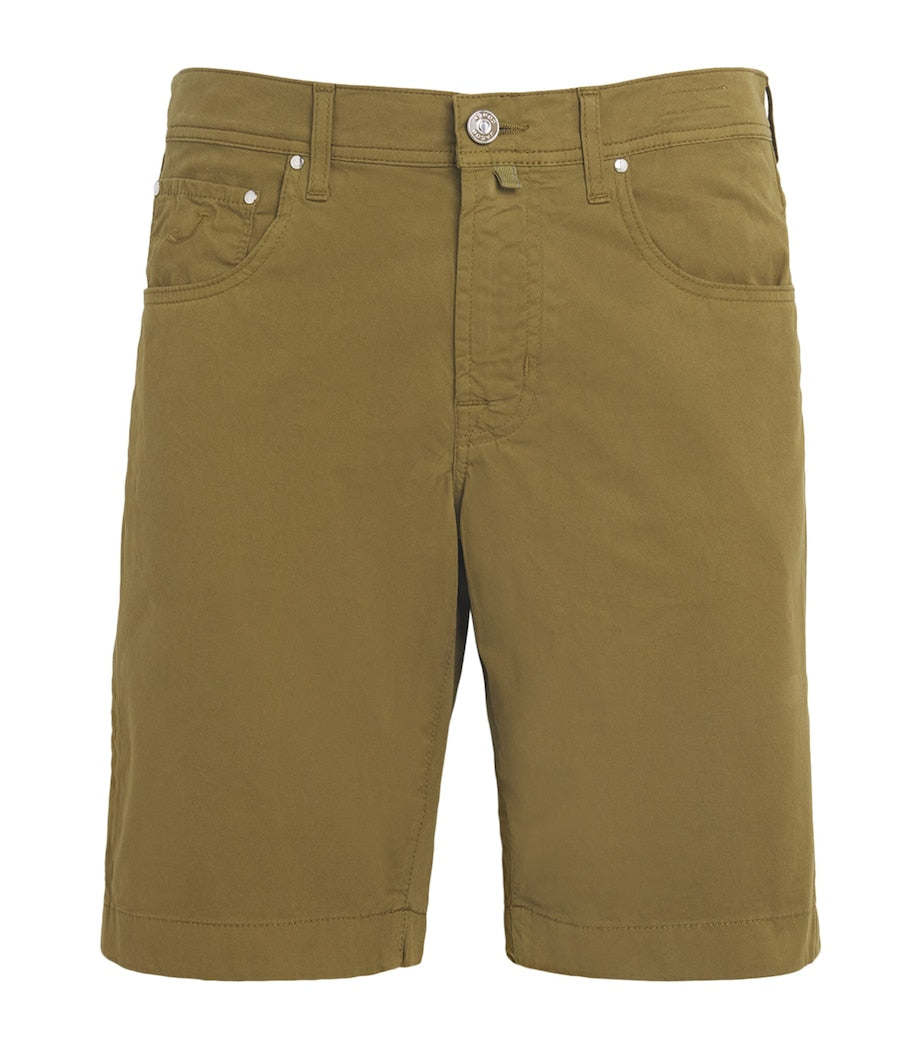 JACOB COHËN Stretch Cotton Nicolas Bermuda Shorts