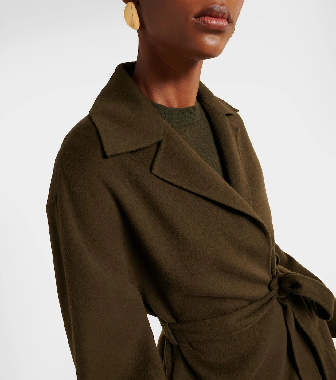Joseph - Light Double Face Cranwood wool and silk coat