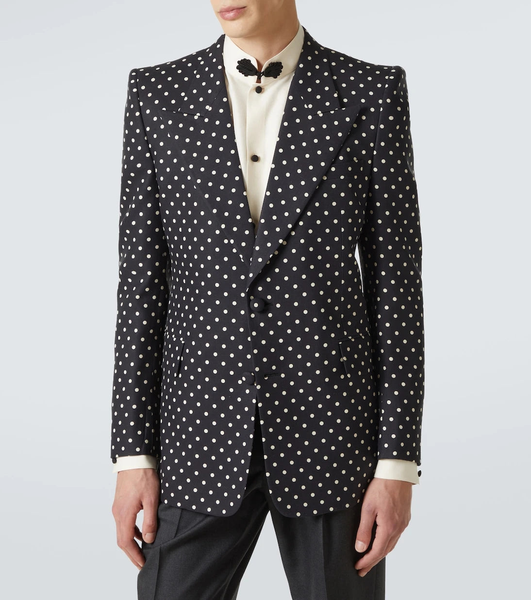 Valentino - Polka-dot silk blazer