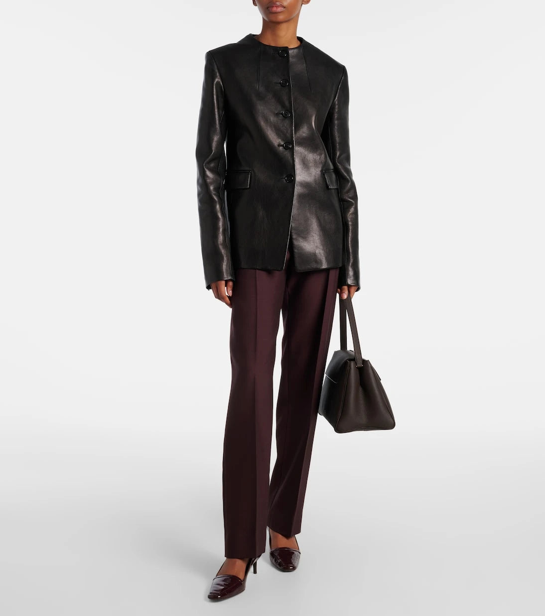 Khaite - Jameson leather jacket