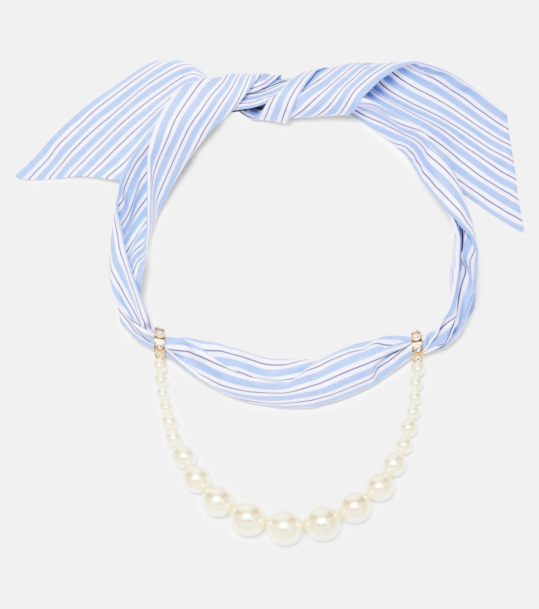 Miu Miu - Faux-pearl scarf necklace