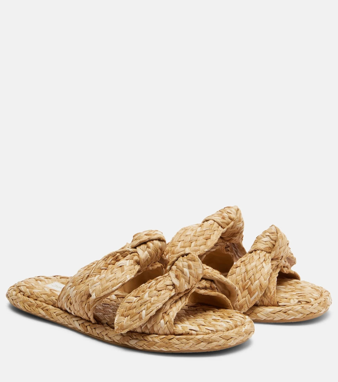 Zimmermann - Carousel raffia espadrille slides