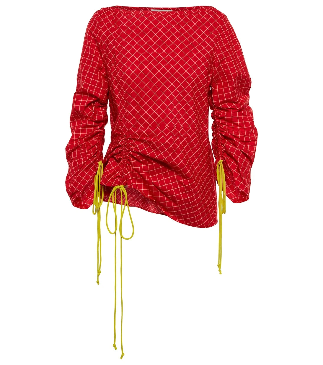 Tory Burch - Checked silk blouse