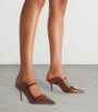 Malone Souliers Brown Leather Maureen Heeled Mules 70