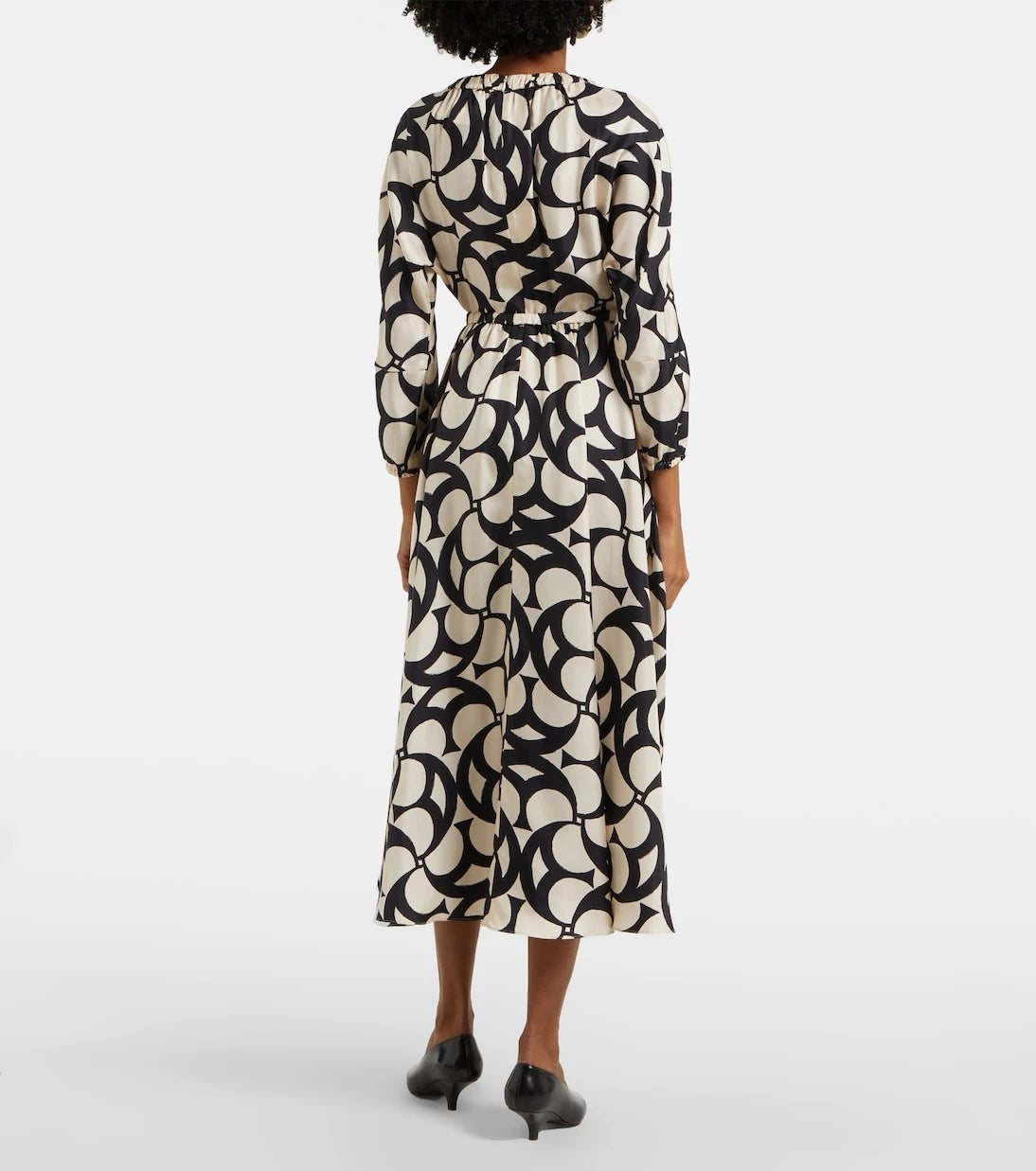 'S Max Mara - Nina silk twill maxi dress