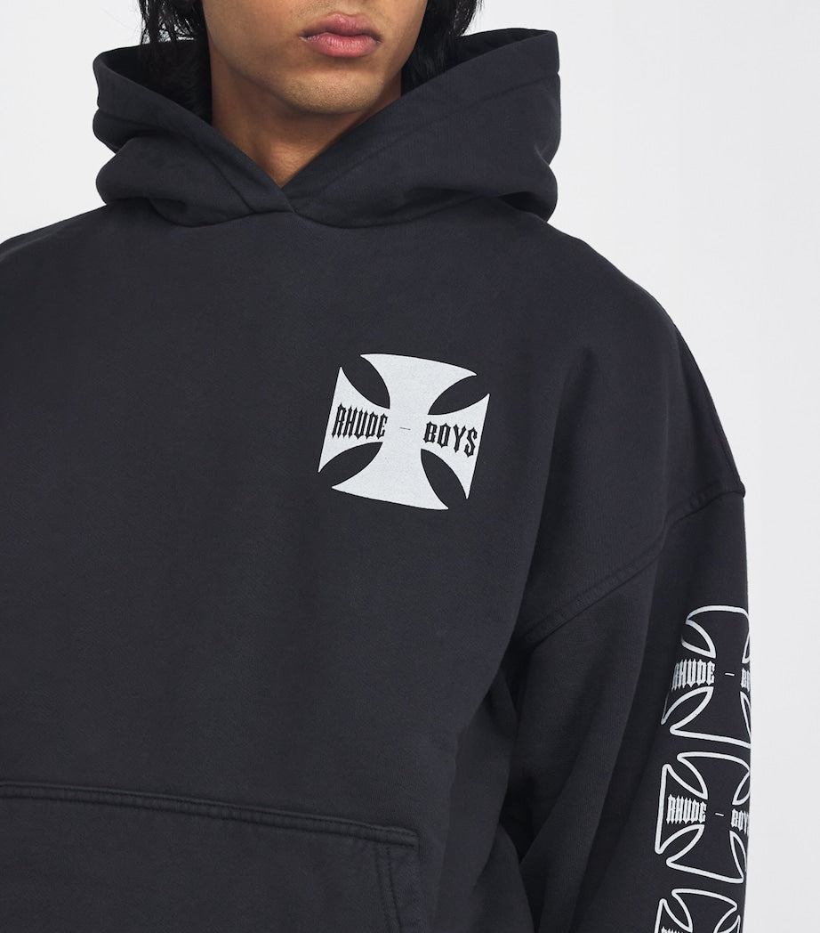 Cotton Cross Hoodie