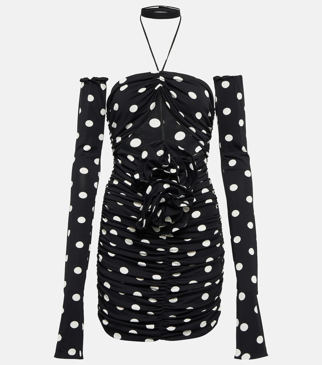 Magda Butrym - Polka-dot cutout minidress
