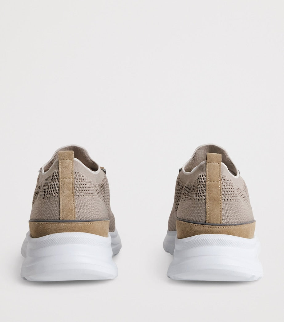 Knitted Low-Top Sneakers